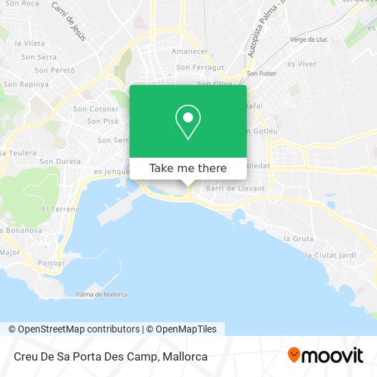 Creu De Sa Porta Des Camp map