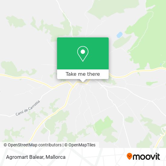 Agromart Balear map