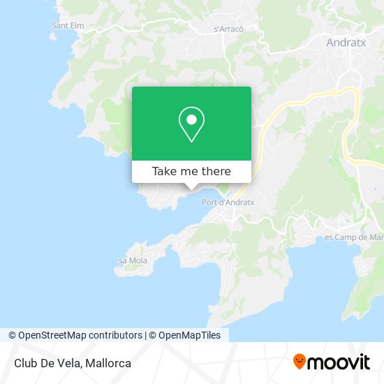 mapa Club De Vela