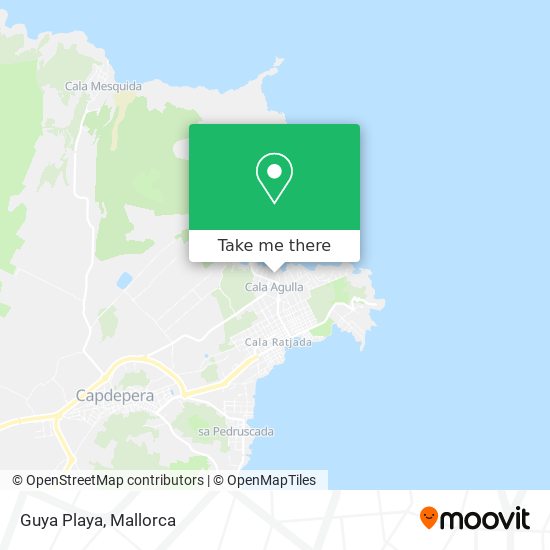 Guya Playa map