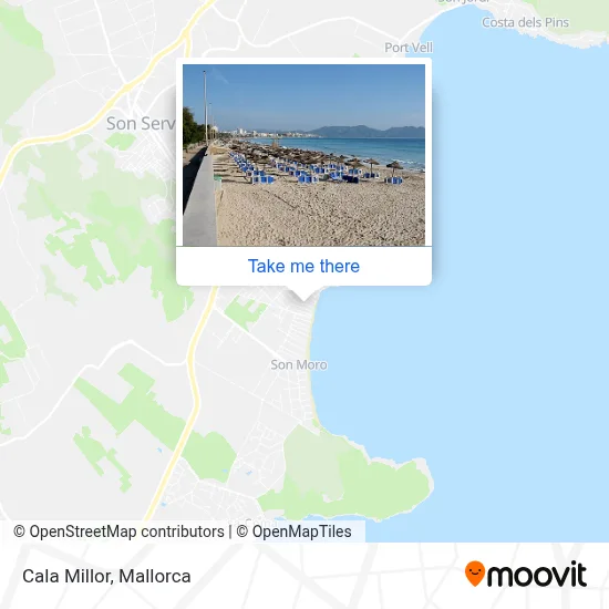 Cala Millor map