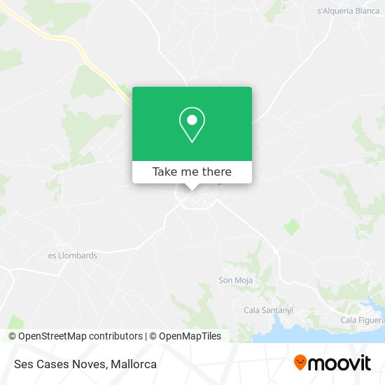 Ses Cases Noves map