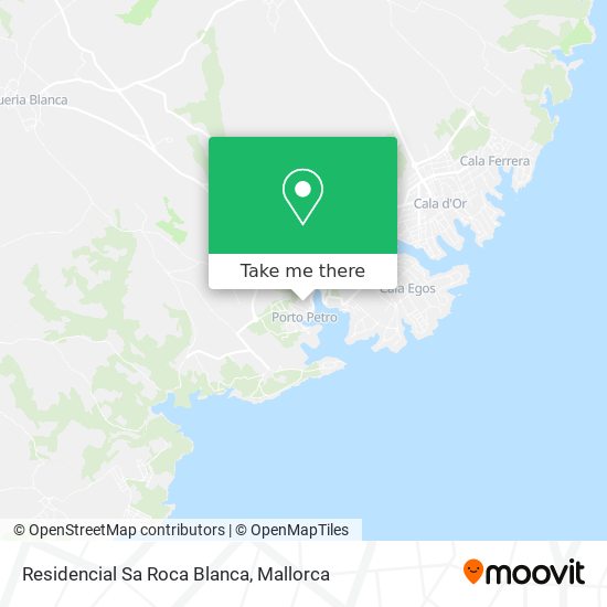 Residencial Sa Roca Blanca map
