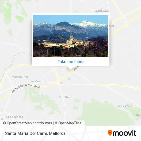 Santa Maria Del Cami map