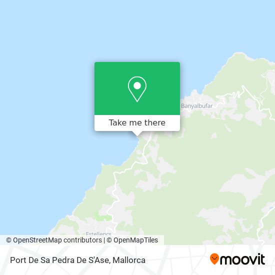 Port De Sa Pedra De S'Ase map