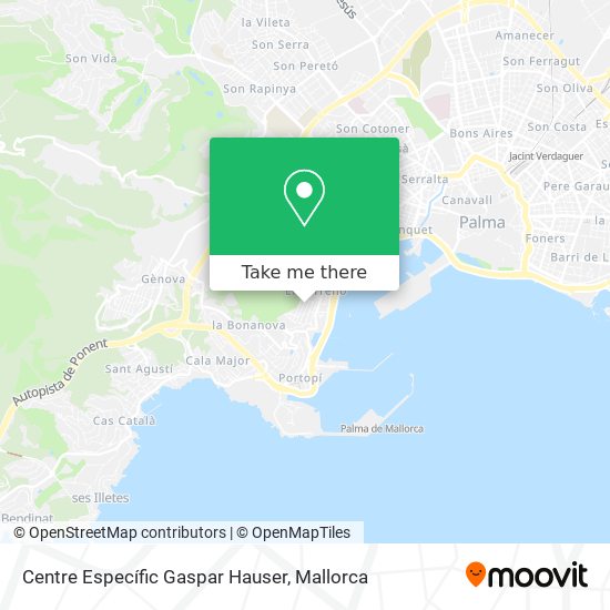 mapa Centre Específic Gaspar Hauser
