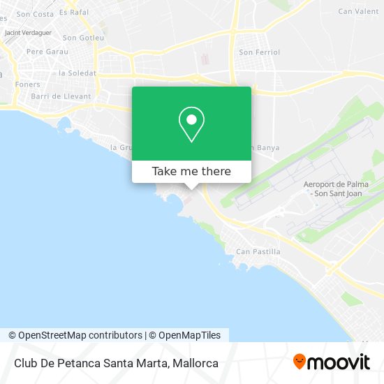 mapa Club De Petanca Santa Marta