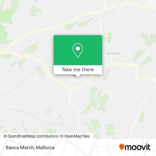 Banca March map