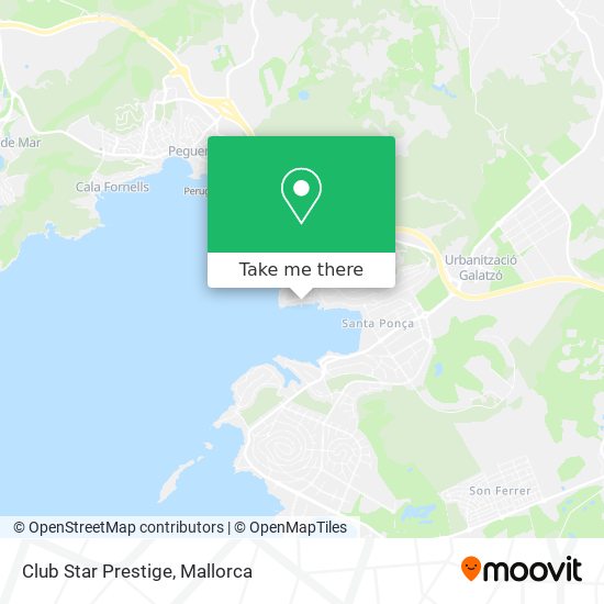 mapa Club Star Prestige