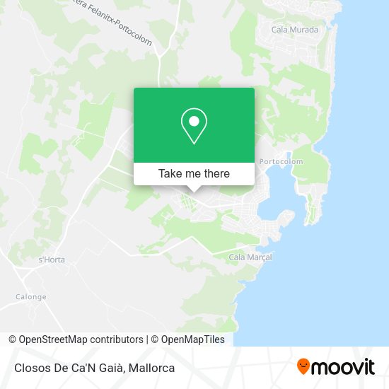 Closos De Ca'N Gaià map