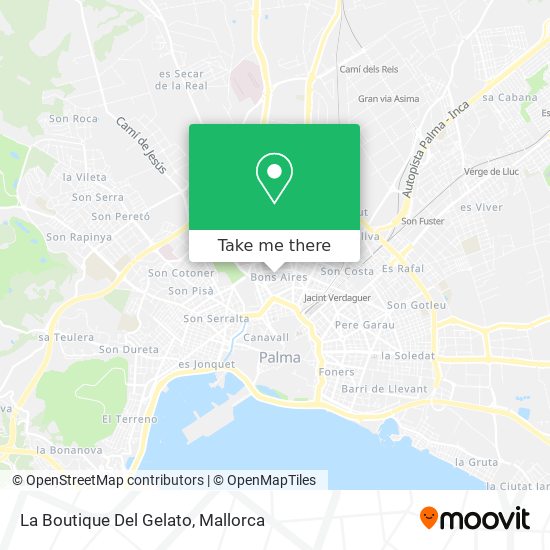 mapa La Boutique Del Gelato