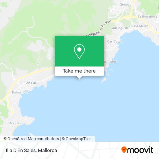 Illa D'En Sales map