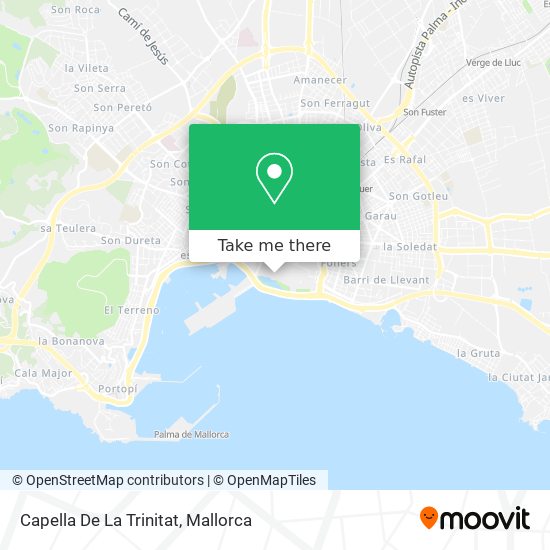 mapa Capella De La Trinitat