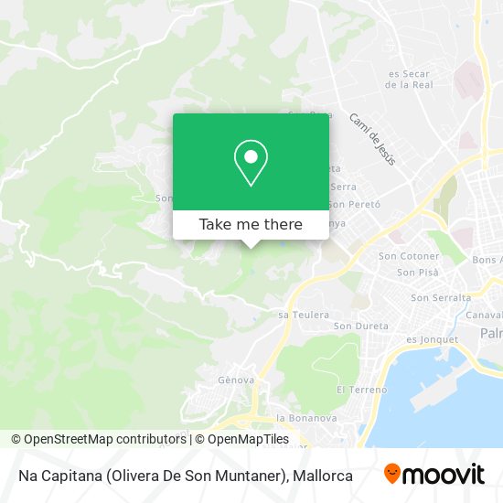 Na Capitana (Olivera De Son Muntaner) map