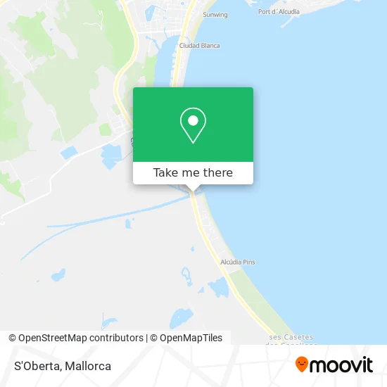 S'Oberta map