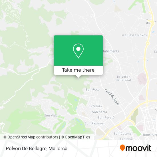 Polvorí De Bellagre map