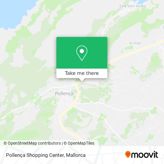 Pollença Shopping Center map