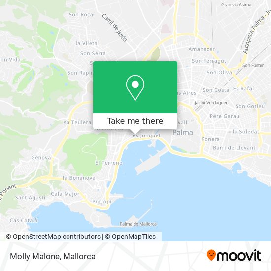 mapa Molly Malone