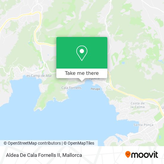 Aldea De Cala Fornells II map