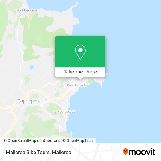 Mallorca Bike Tours map