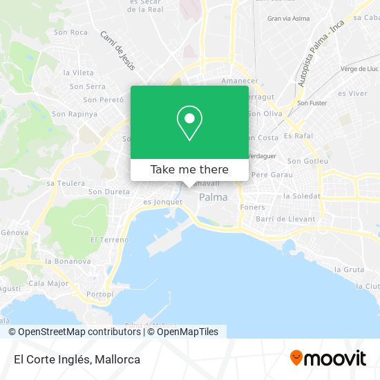 El Corte Inglés map