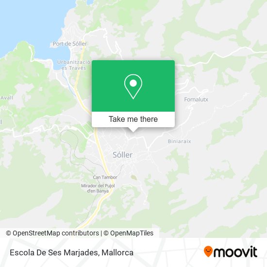 Escola De Ses Marjades map