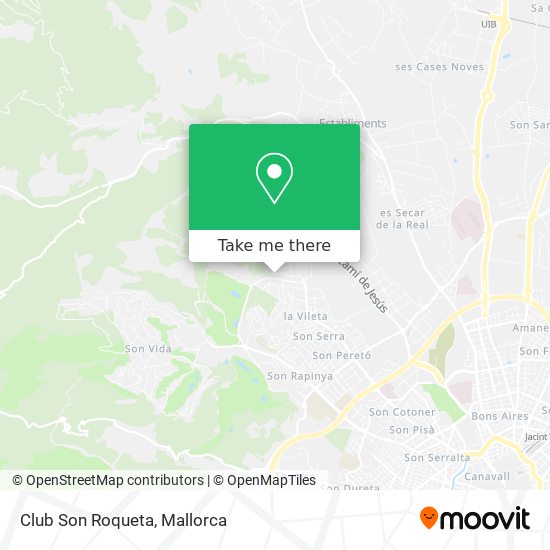 Club Son Roqueta map