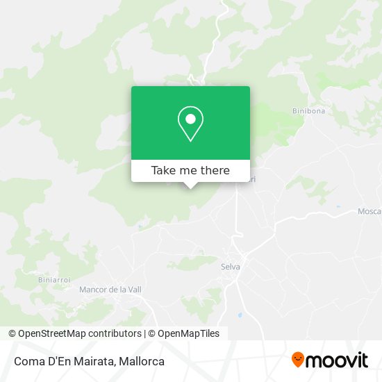 mapa Coma D'En Mairata