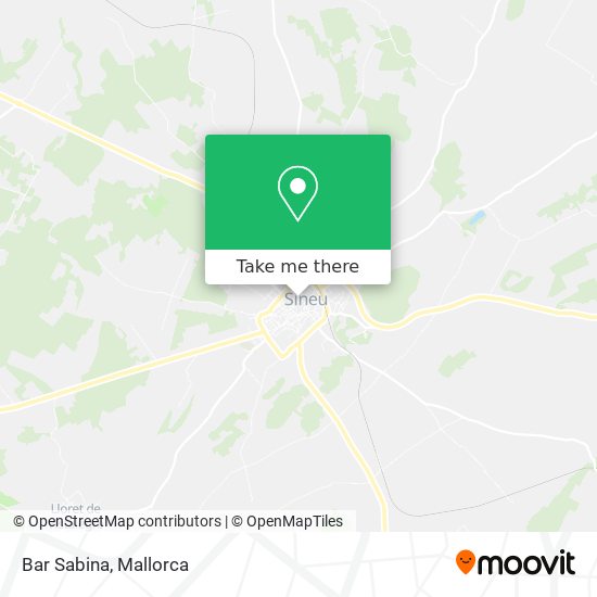 Bar Sabina map