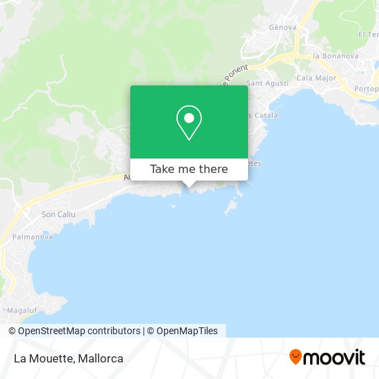 La Mouette map