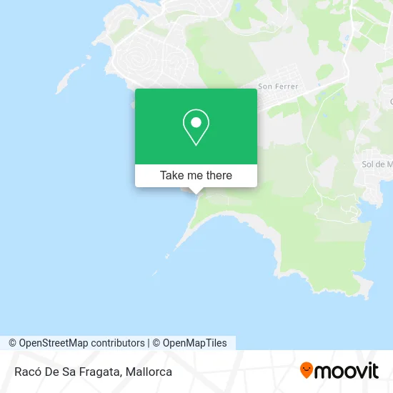 Racó De Sa Fragata map