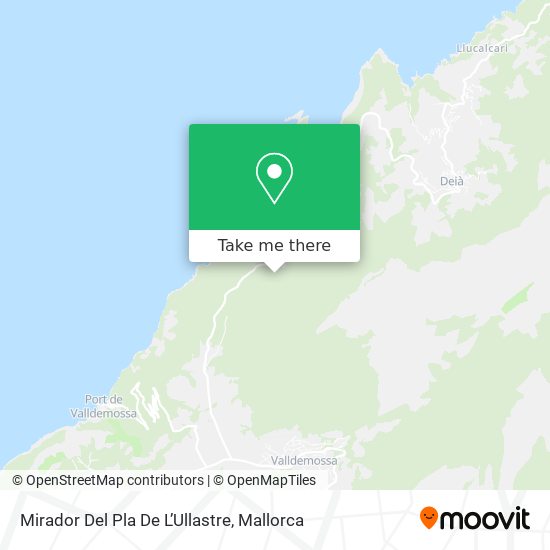 Mirador Del Pla De L’Ullastre map