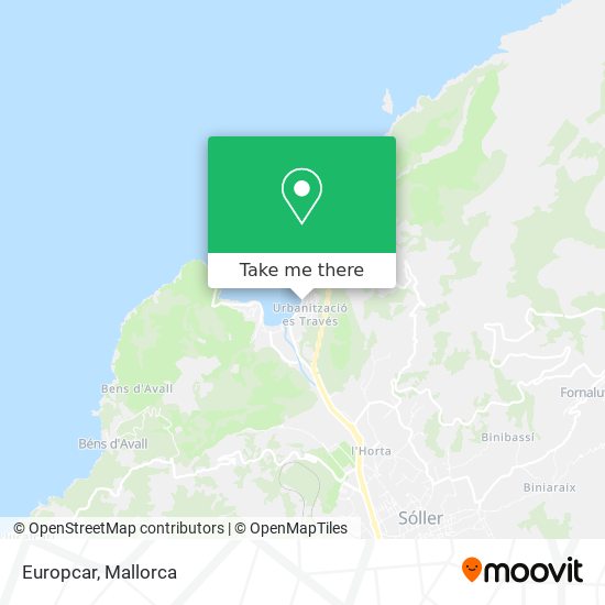 Europcar map