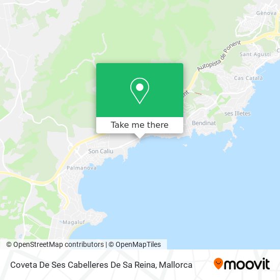 Coveta De Ses Cabelleres De Sa Reina map