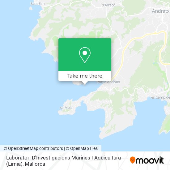 Laboratori D'Investigacions Marines I Aqüicultura (Limia) map