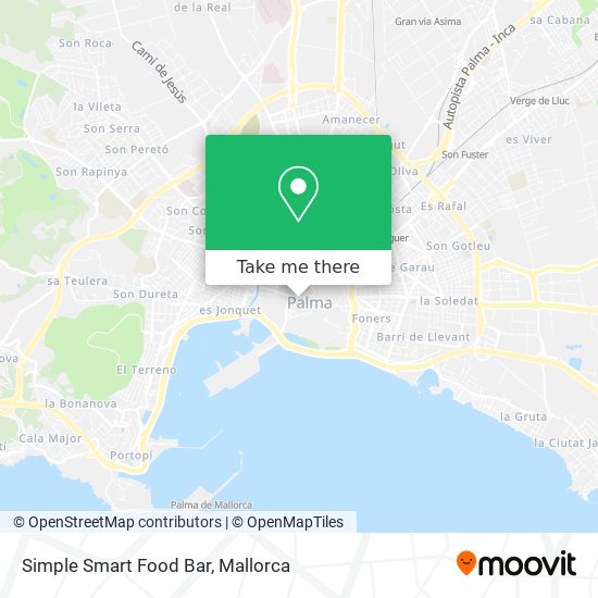 mapa Simple Smart Food Bar