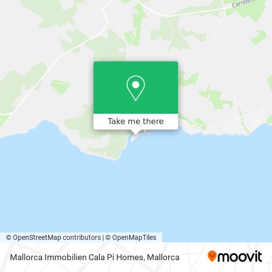 Mallorca Immobilien Cala Pi Homes map