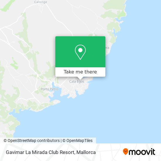 mapa Gavimar La Mirada Club Resort
