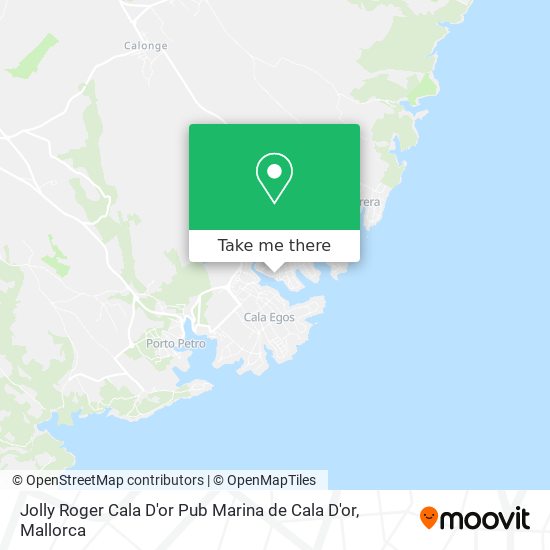 Jolly Roger Cala D'or Pub Marina de Cala D'or map