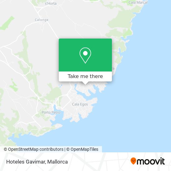 Hoteles Gavimar map