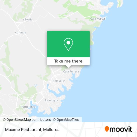 Maxime Restaurant map