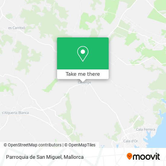 Parroquia de San Miguel map