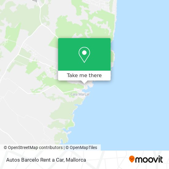 Autos Barcelo Rent a Car map