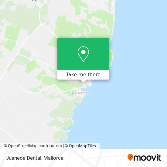 mapa Juaneda Dental