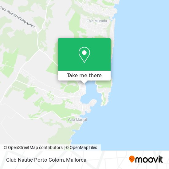 Club Nautic Porto Colom map