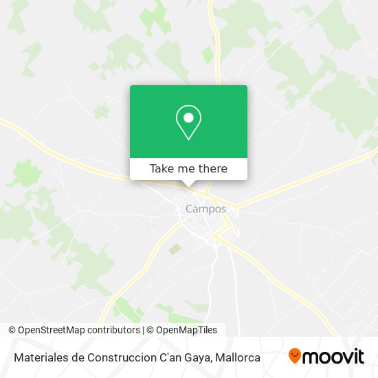 mapa Materiales de Construccion C'an Gaya