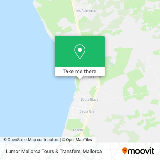 mapa Lumor Mallorca Tours & Transfers