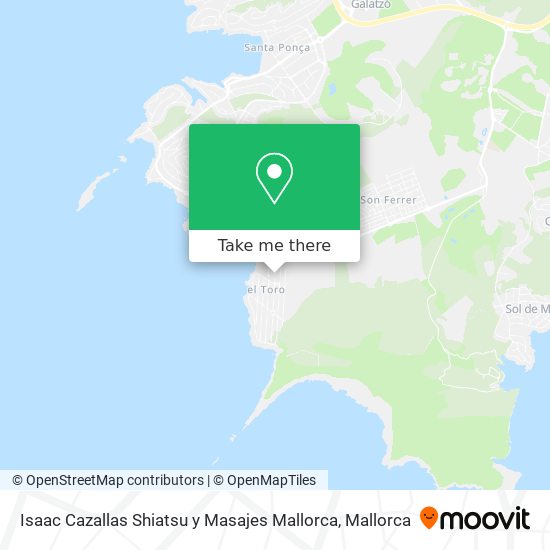Isaac Cazallas Shiatsu y Masajes Mallorca map