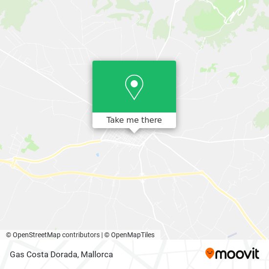 mapa Gas Costa Dorada
