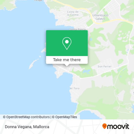 Donna Vegana map